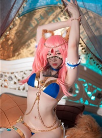 025 CreamSoda Bambi - NO.75 CREAMSODA  Cosplay Tamamo + Kama (FGO)(20)